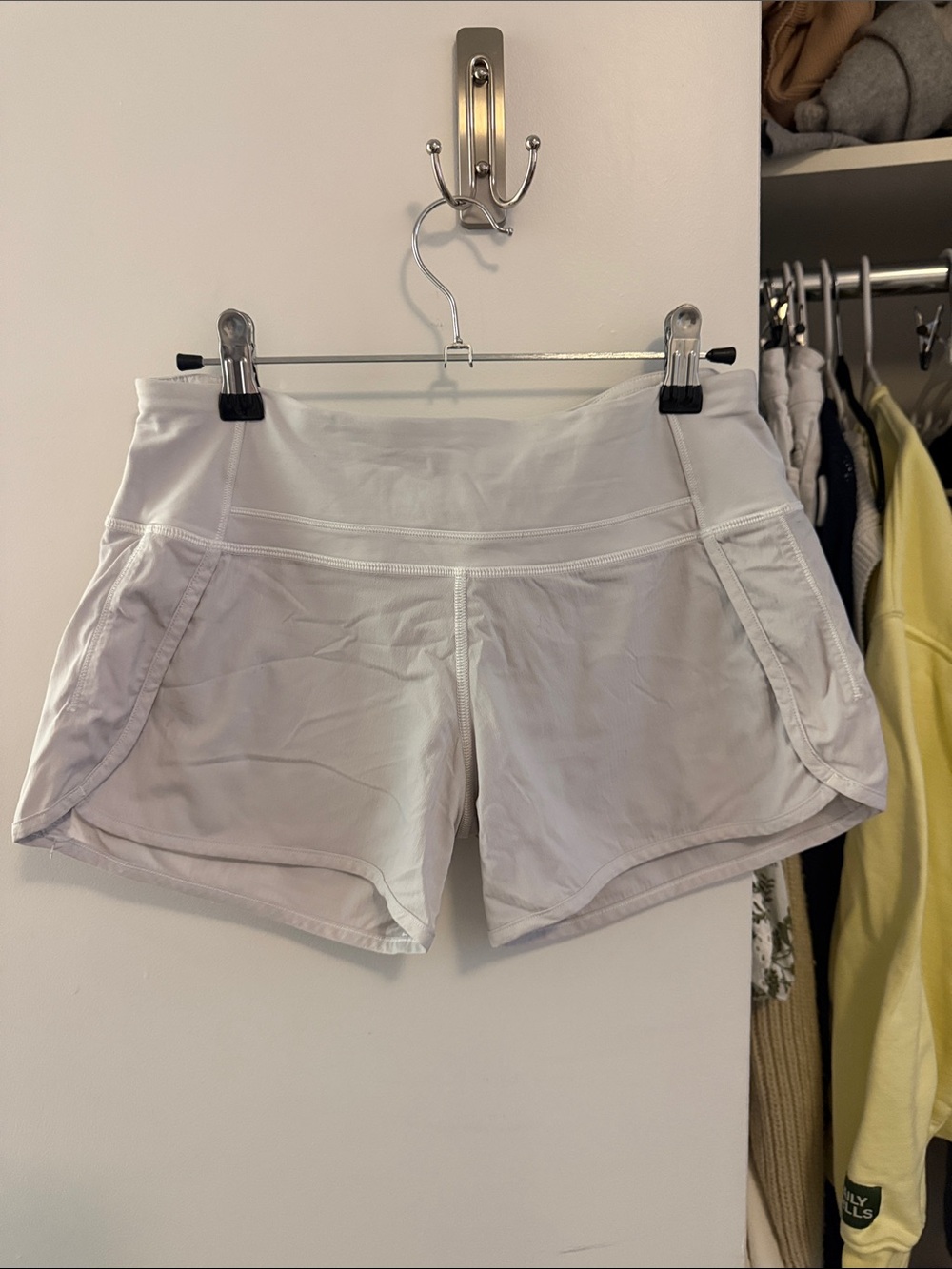 lululemon athletica White Run/Training Shorts
